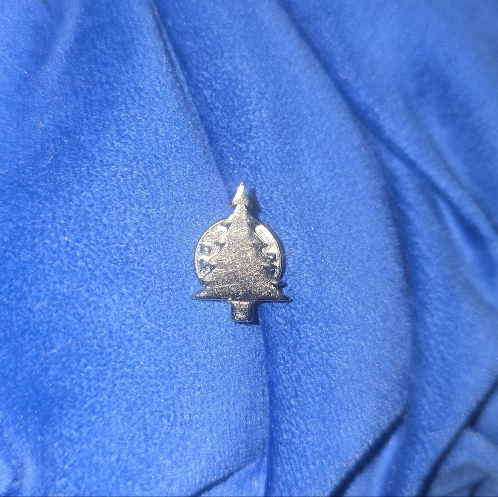 Silver Pine Tree Pin